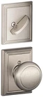 Schlage F94-AND-ADD Andover One-sided Dummy Interior Pack Nickel New. Price: $63.31.