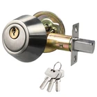 Eiqikayo Steel Cylinder Deadbolt For Front Single-head-silver New. Price: $22.88.