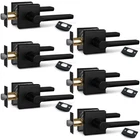 Newbang (6PACK) Hall/closet Lever Handle Lock In Aged Matt Black- Door H.... Price: $141.85.