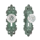 Vintage Dummy Door Interior 2 Pack Crystal Glass Knobs Antique Gree... New. Price: $37.54.