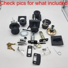 Schlage FB55 Bwe 622 Col Single Cylinder Deadbolt, Matte Black Used. Price: $22.95.