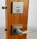 Kwikset Halifax Keyed Entry Lever Deadbolt Satin Nickel 991HFLSQT15 #893 Open. Price: $40.99.