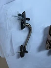 Schlage F62CAM505ACC605RH Camelot Handleset 2-SIDES Lever Bright Brass Open. Price: $35.99.