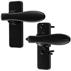 Ideal Security In-swinging Storm Door Handle Set For Inward-opening Black New. Price: $46.45.
