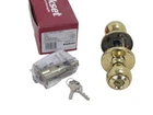 Nos! Kwikset 400P Entry Door Lockset, Polo, Polished Brass, 94002-021 Open. Price: $14.99.