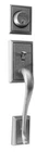 Schlage F58-ADD-621 Addison Exterior Handleset With Deadbolt, Distre New. Price: $173.75.