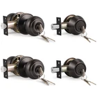 Knobwell 2 Pack Keyed Alike Door And Double Cylinder Deadbolt Set, Exterior Open. Price: $48.50.