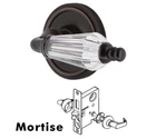 Nostalgic Warehouse Mortise Keyhole Classic Rosette Parlor Lever Bronze Crystal Open. Price: $59.00.