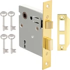 Mortise Lock Set Interior Door, Old Replacement Parts, Antique Vintage. Price: $25.58.