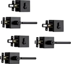 Ncl 3 Pack Door Lever & Deadbolt Keyed Alike Matte Black Entry Lock Set New. Price: $64.99.