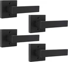 Probrico 4 Pack Dummy Door Handles Matte Black, Non-turning Levers New. Price: $36.00.