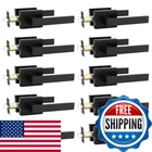 Tinewa 10 Pack Square Black Door Handles Interior No Lock Passage Lever. Price: $183.88.