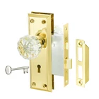 Newliplace Gold Mortise Lock Set Crystal Glass Antique Door Knobs And. Price: $53.18.