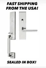 Inox Mortise Entry Handleset Stockholm Satin Stainless Steel NY107TD-32D-RH Used. Price: $69.99.