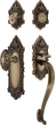 Nostalgic Warehouse Victorian Plate Grip Entry Set Knob 719419 Open. Price: $365.00.