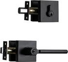 Ncl Elegant Entry Door Lever With Deadbolt, Keyed Alike 1 Pack Black New. Price: $24.99.