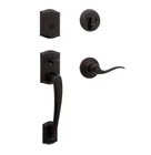 Kwikset Prescott Front Door Lock Handle Deadbolt Venetian Bronze New. Price: $102.35.