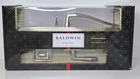 Baldwin Prestige Torrey Pines Keyed Deadbolt Entry Door Handleset - Satin Nickel New. Price: $104.77.