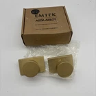 Emtek Assa Abloy Brushed Brass Lock Round Knob Set For Parts. Price: $29.99.