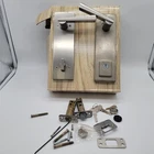 Baldwin Spyglass Single Cylinder Front Door Handleset Security Satin Nickel Used. Price: $49.95.