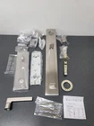 Baldwin EESANXSQUCQE150 Keyed Entry Handleset & Lever, Satin Nickel, Emergency Used. Price: $294.99.