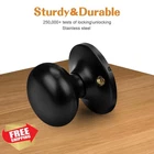 Probrico Black Half Dummy Door Knobs, 10 Pack Interior Single Side New. Price: $74.99.