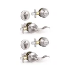 Knobonly 2 Sets Of Front Exterior Door With Single Cyl... Fast Usa Ship New. Price: $67.55.