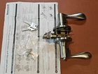 Honeywell Keyed Entry Safes Door Lever Lock 8106301 Satin Nickel Exterior W/keys Open. Price: $9.99.