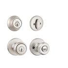 Kwikset Tylo Entry Knob And Single Cylinder Deadbolt Combo Satin Nickel 690T 15 New. Price: $29.71.