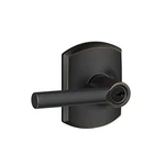 Schlage F51A-BRW-716-GRW Broadway Lever With Greenwich Trim Key New. Price: $111.90.