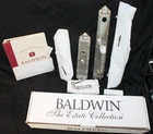 Baldwin 6952-150-RENT Edinburgh Mortise Entry Trim Set W/ Lever Satin Nickel New. Price: $799.99.