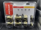 Kwikset Tylo Keyed Entry Door Knob & Deadbolt Combo 2-PACK Polished Brass New. Price: $27.30.