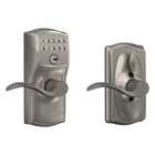 Schlage Camelot Keypad Lock With Lever Handle, Electronic Keyless Door Entry New. Price: $80.00.