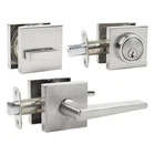 Front Door Lock Sset Handle Deadbolt Set,square Heavy Duty Ext... New. Price: $45.53.