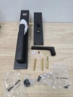 Baldwin Left Handed Single Cylinder Mortise Handleset - Satin Black Open. Price: $545.99.