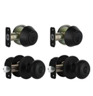 Defiant Hartford Keyed Entry Door Knob & Deadbolt Lock Security Set Matte Black New. Price: $34.95.