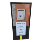 Baldwin 93800-016 Prestige Torrey Pines Low Profile Square Deadbolt Satin Nickel New. Price: $32.95.