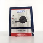 Schlage F51A 622 Latitude Matte Black Keyed Entry Lever Ansi Grade New. Price: $30.00.