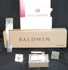 Baldwin SC.LAJXSQU.R.CSR.150 Jolla Satin Nickel Entry Handleset Square Lever New. Price: $300.00.