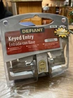 Defiant Collection Polished Satin Nickel Keyed Entry Door Handle 534 899 New. Price: $26.00.