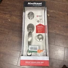 Kwikset Dakota Satin Nickel Single Cylinder Entry Handleset Smartkey 96870-090 Open. Price: $47.99.