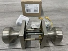 Kwikset 400MNKSQT-15S Maven Single Cylinder Keyed Entry Lever Satin Nickel Open. Price: $26.99.