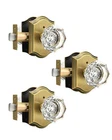 Gobrico 3 Pack Privacy Crystal Glass Door Knobs With Lock,heavy Antique Brass New. Price: $107.41.
