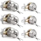 Knobwell 3 Pack Keyed Alike Door And Double Cylinder Deadbolt Set Exterior New. Price: $93.35.