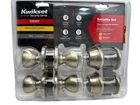 Kwikset Tylo Door Locks + Single Cylinder Deadbolts Antique Brass 92420-032 New. Price: $44.95.