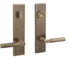 Signature Hardware 455566 Satcher Solid Brass Keyed Entry Door Knob Set Open. Price: $184.50.