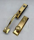 Emtek 4414PUS7 Adams Single Cylinder Keyed Entry Handleset French Antique Open. Price: $328.32.