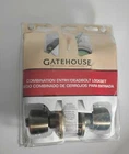 Entry/deadbolt Lockset Gatehouse #0117988 Brushed Stainless Steel Finish Open. Price: $10.99.