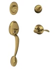 Schlage F60 609 Acc Lh Plymouth Handle Set Antique Brass, Single Cylinder Open. Price: $54.99.