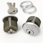 Ri-key Security 2 Mortise Lock Cylinders 1" For Commercial Satin Nickel New. Price: $21.76.